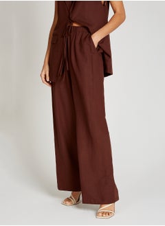 Little Mistress Drawstring Wide Leg Trousers  - Image 1