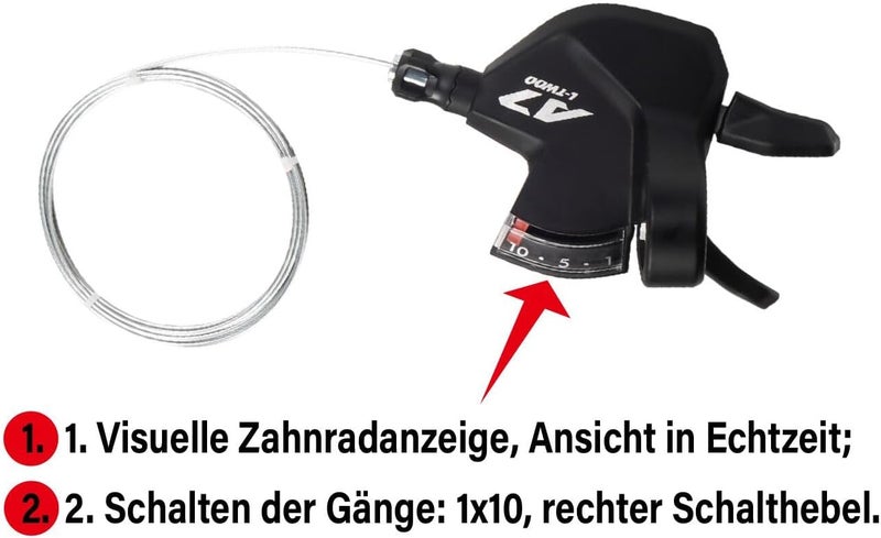 CNC Rear Derailleur 10 Speed Direct Mount/Hanger Mount for Shimano/sram - Image 3