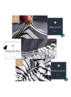 Excefore Stretch Sofa Cover Printed Pattern Seat Couch Cover for 1 Cushion Couch 1 Piece Furniture Protector for Living Room, Pets, Sofa (3 Seater)  - Image 4