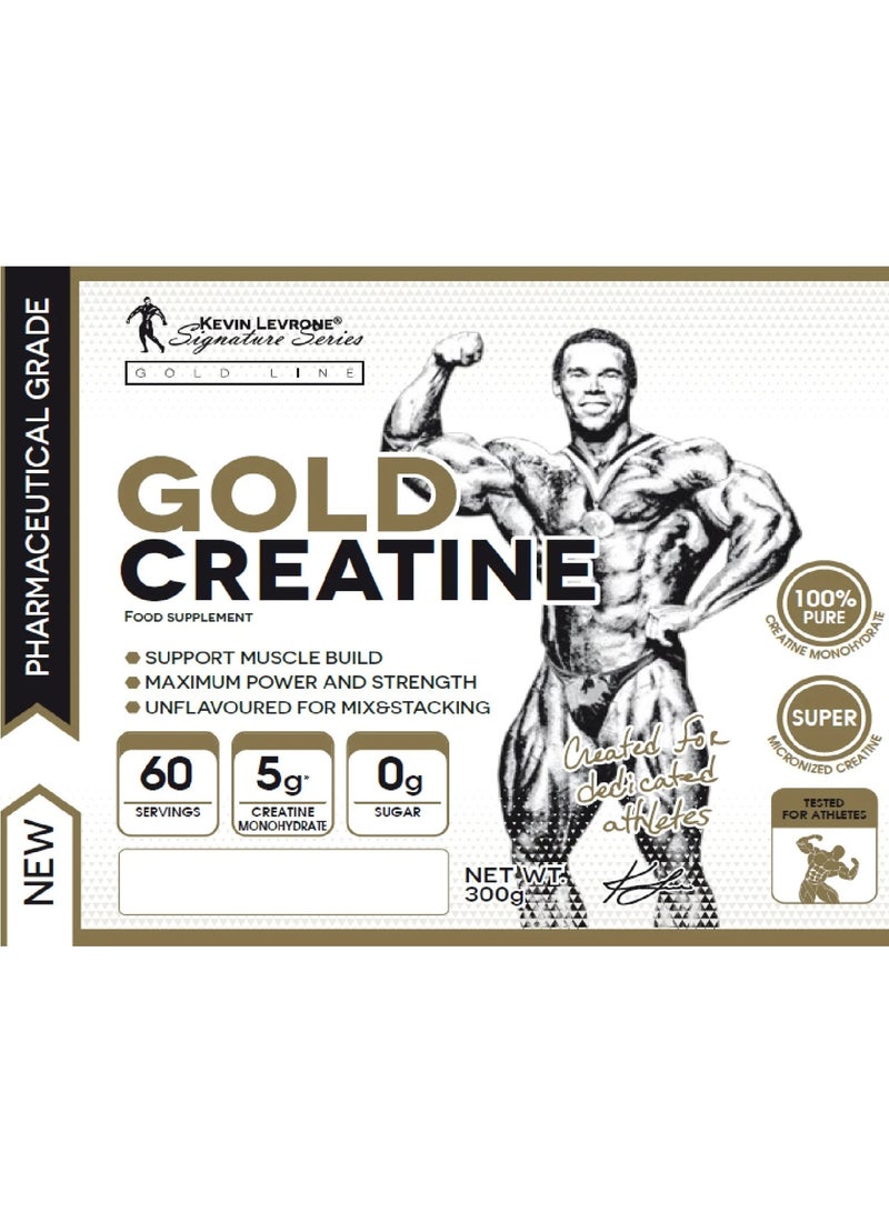 KEVIN LEVRONE Gold Creatine, Orange Mango Flavour (300g, 60 Servings) - Image 3