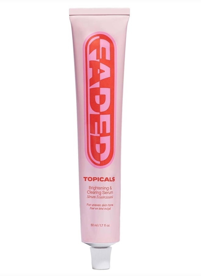 TOPICALS Faded Brightening and Clearing Serum | Reduces Discoloration, Post-Blemish Marks, Scars and Spots | Contains Kojic Acid and Niacinamide | Dermatologist-tested, Vegan, Cruelty-Free (1.7 Fl Oz)  - Image 1