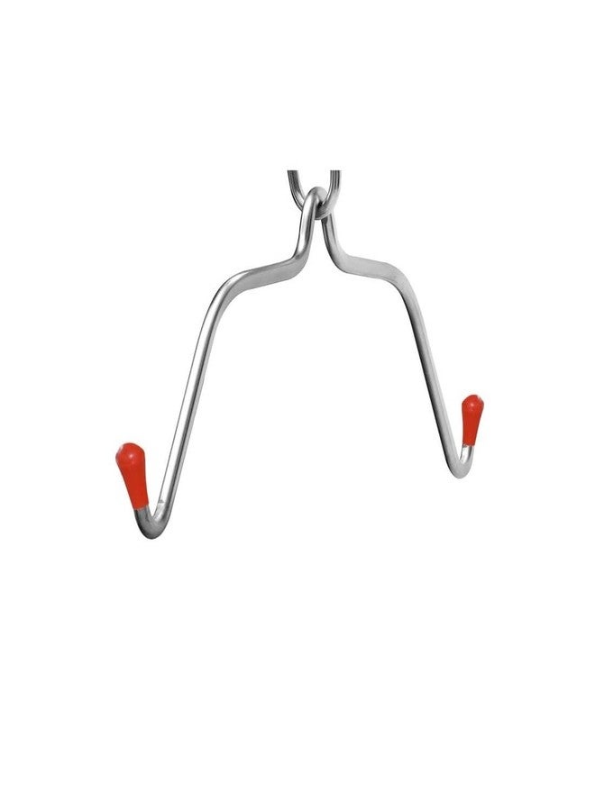 MYSACART Stainless Steel Baby Cradle Safety Hanger Rod Swing Jhula Ghodiyu Pangra Pack of 2 - Image 4