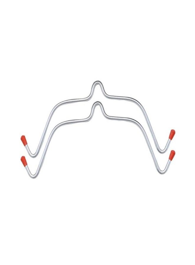 MYSACART Stainless Steel Baby Cradle Safety Hanger Rod Swing Jhula Ghodiyu Pangra Pack of 2 - Image 1