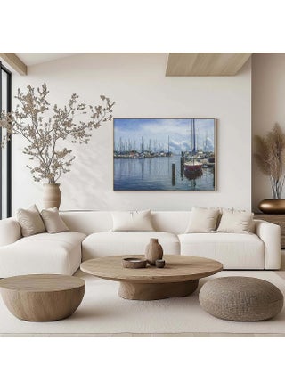 Abstract Framed Portrait Of Shoreline View Of Yachts On Calm - pzsku/ZF1C5F3518A86BB5DF873Z/45/1750070074/41eebddc-7f5c-49c8-a04d-a7dcc075b9f1