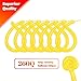 KAWKALSH 260 Yellow Long Balloons for Balloon Garland Thickening Skinny Latex Twisting Animals Modeling Christmas Birthday Wedding Party Festival Decorations 100pcs - Image 4