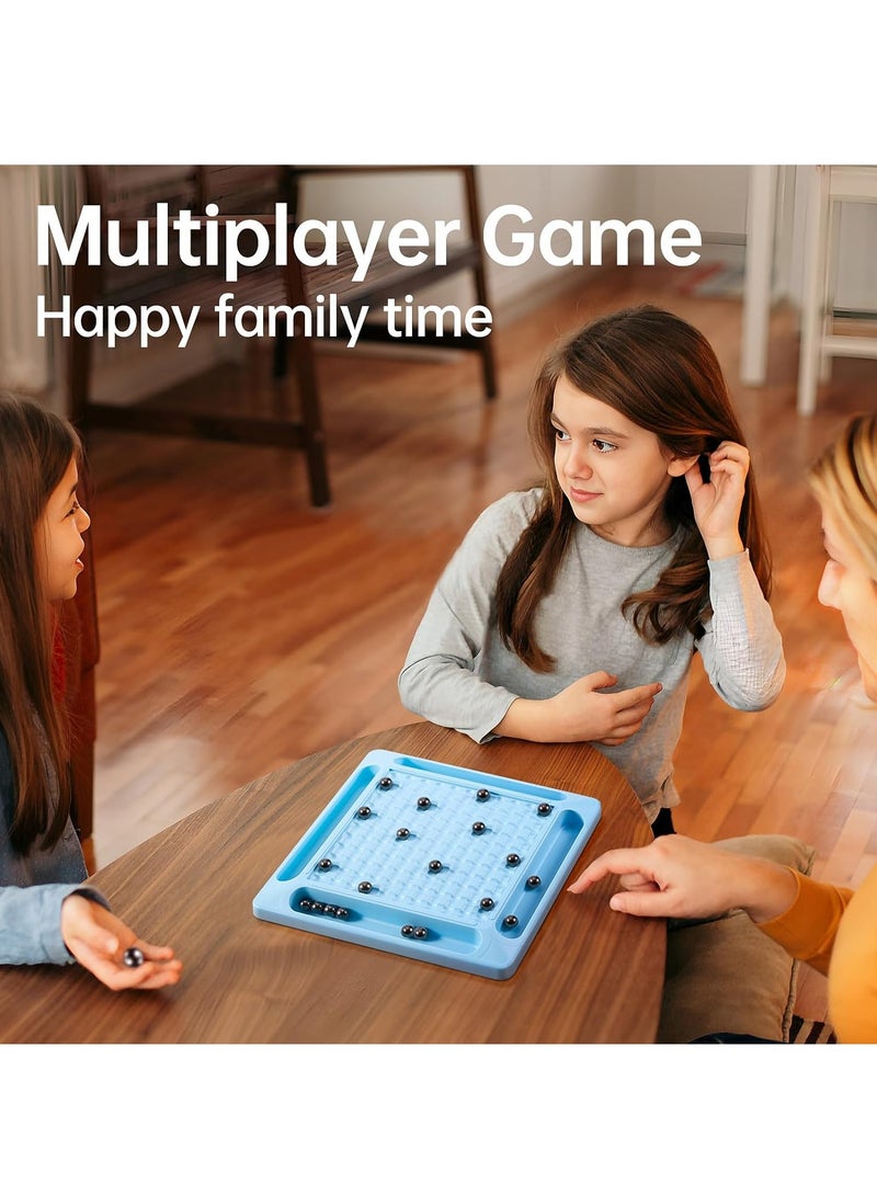 Magnetic Chess Game Set, Table Top Magnet Chess Game, Magnetic Chess Game with Stones, Develop Intelligence, Strategy Game, Family Game Party Game for Kids and Adults (32 pcs)  - Image 5