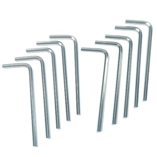 ZDingTech 10pcs 3/32 Allen Wrench sets,3/32" Hex Key Wrench set,allen key Door Key L Shaped hex wrench set with Long Arm. - Image 1