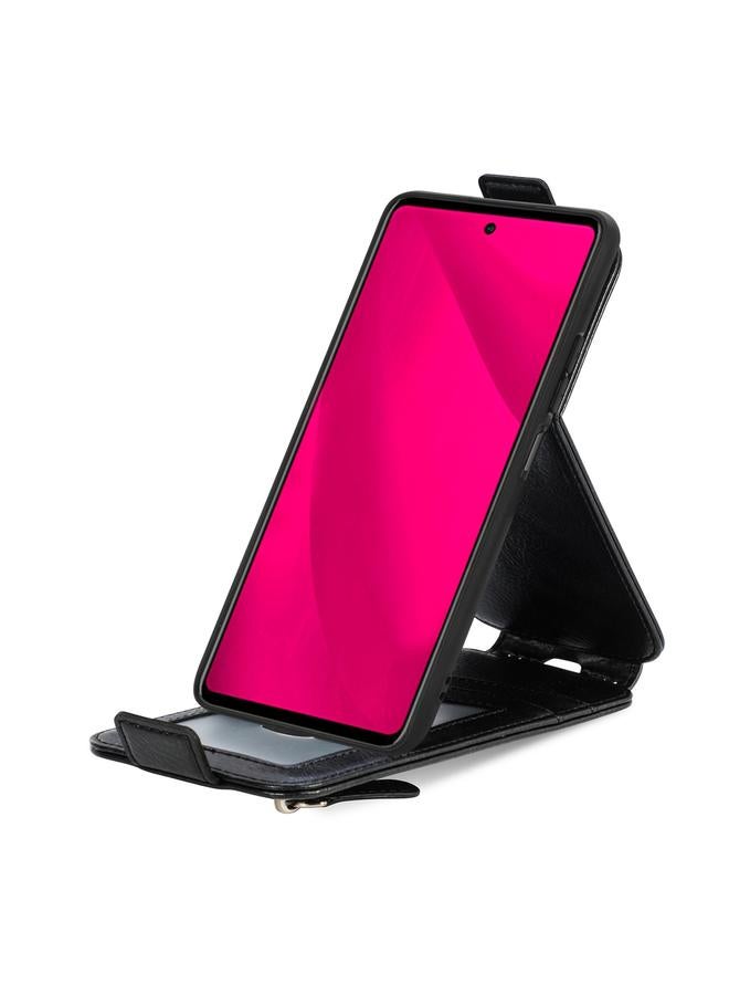 S-TOP Case For Motorola Moto G55 Zipper Wallet Vertical Flip Leather Phone Case - Image 3