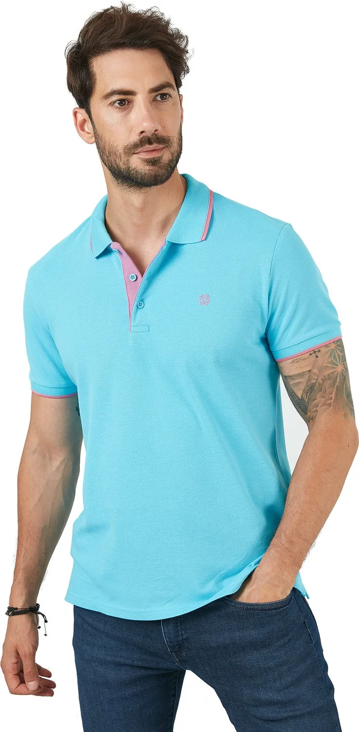 Buratti 100% Cotton Buttoned Polo T Shirt Men's Polo 5902118