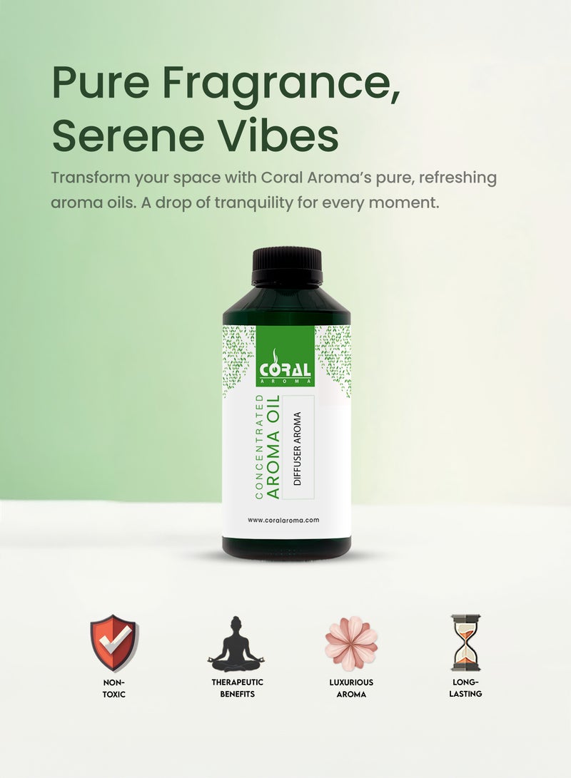 CORAL AROMA Vanilla Ember Aroma Oil | 300 ml | Scented Diffuser Oil - Image 3