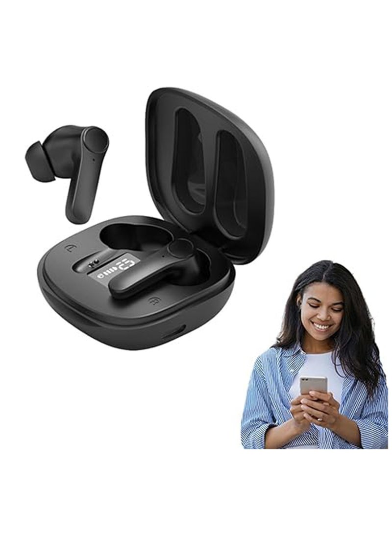 B11 Wireless Bluetooth Translation Headset Portable In-ear Translator Touch Headset Multi-language Translation Headset (White) - Image 3