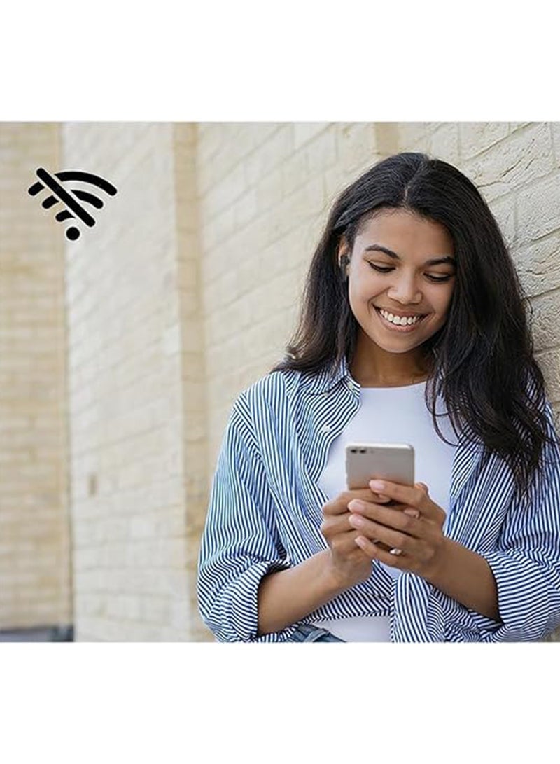 B11 Wireless Bluetooth Translation Headset Portable In-ear Translator Touch Headset Multi-language Translation Headset (White) - Image 4