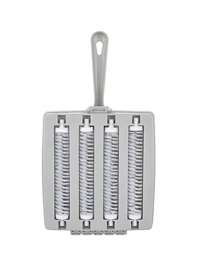 فرشاة تنظيف سجاد دوارة مع 4 بكرات - Image 1