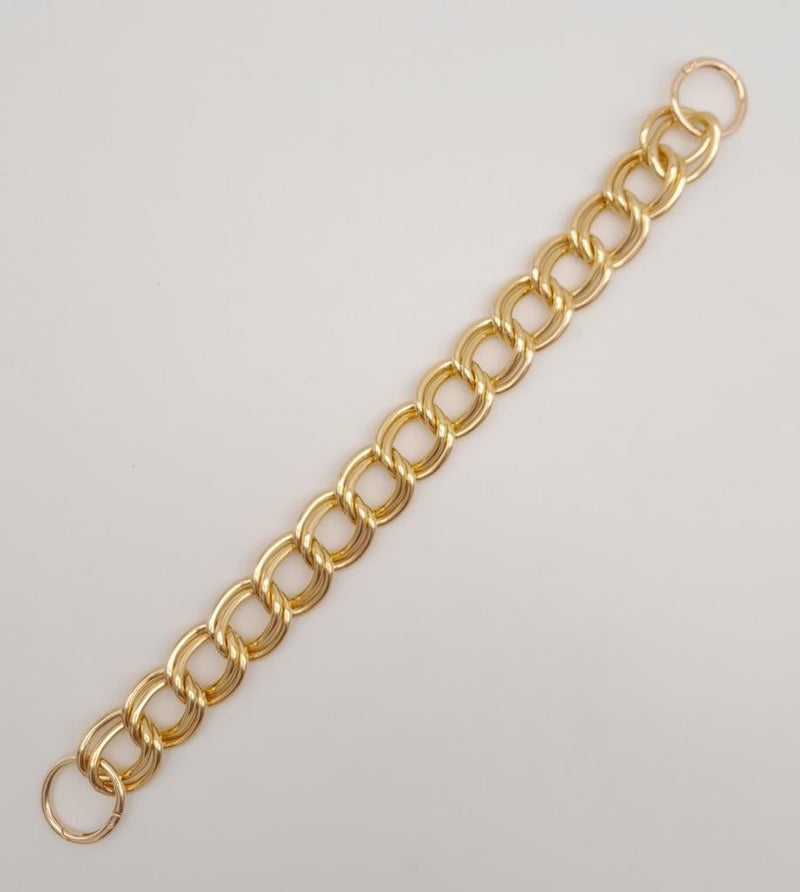 Angel Çanta Aksesuar Angel Bag Accessory 38 cm Double Ring Light Gold Color Chain - Image 2