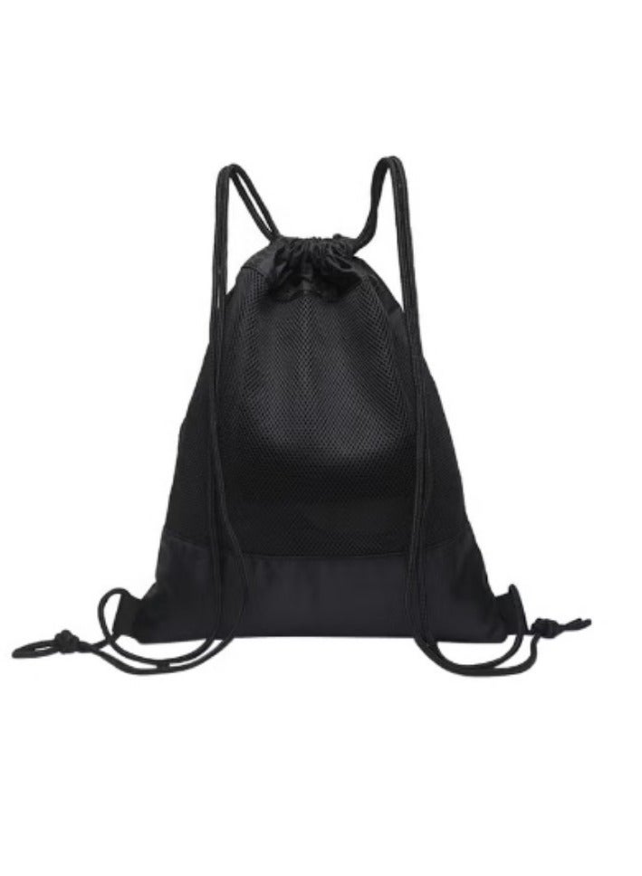 Outdoor Sport String Backpack Black  - Image 3