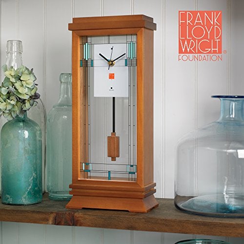 Bulova B1839 Wilits Frank Lloyd Wright Mantel Clock - Image 2