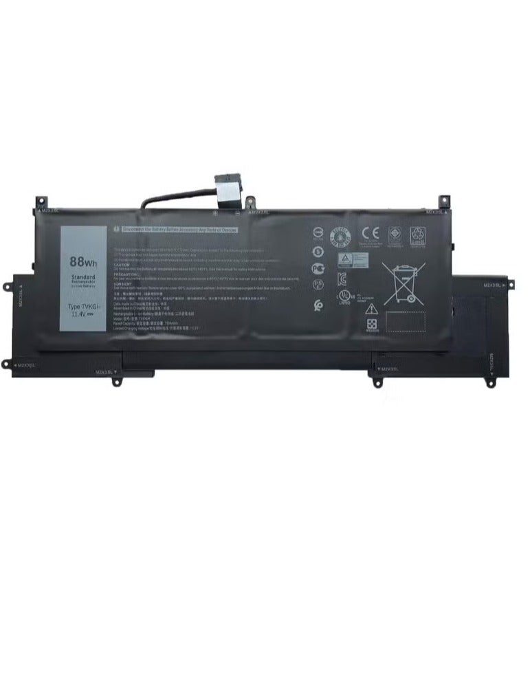11.4V 88Wh 7334mAh TVKGH 089GNG N7HT0 0HYMNG Laptop battery compatible for Dell Latitude 9510,Latitude 9510 2-in-1 Series - Image 1