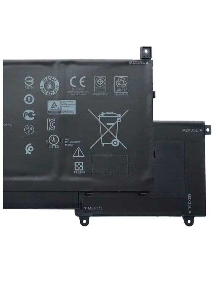 11.4V 88Wh 7334mAh TVKGH 089GNG N7HT0 0HYMNG Laptop battery compatible for Dell Latitude 9510,Latitude 9510 2-in-1 Series - Image 2