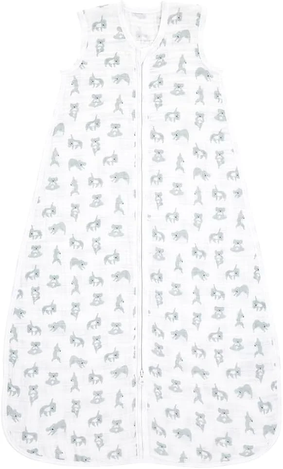 Aden + Anais Aden + Anais Cotton Muslin Light Sleeping Bag - Now + Zen (0-6 Months)