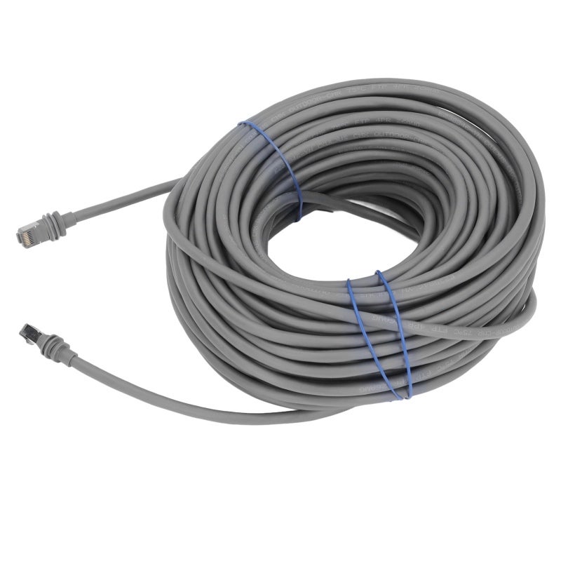 كابل قمر صناعي مستطيل 150 قدم PVC نحاس أحمر - IP68 مقاوم للماء عالي السرعة 2000 ميجابت في الثانية كابل بديل للقمر الصناعي لهوائي الجيل الثالث والراوتر - Image 3