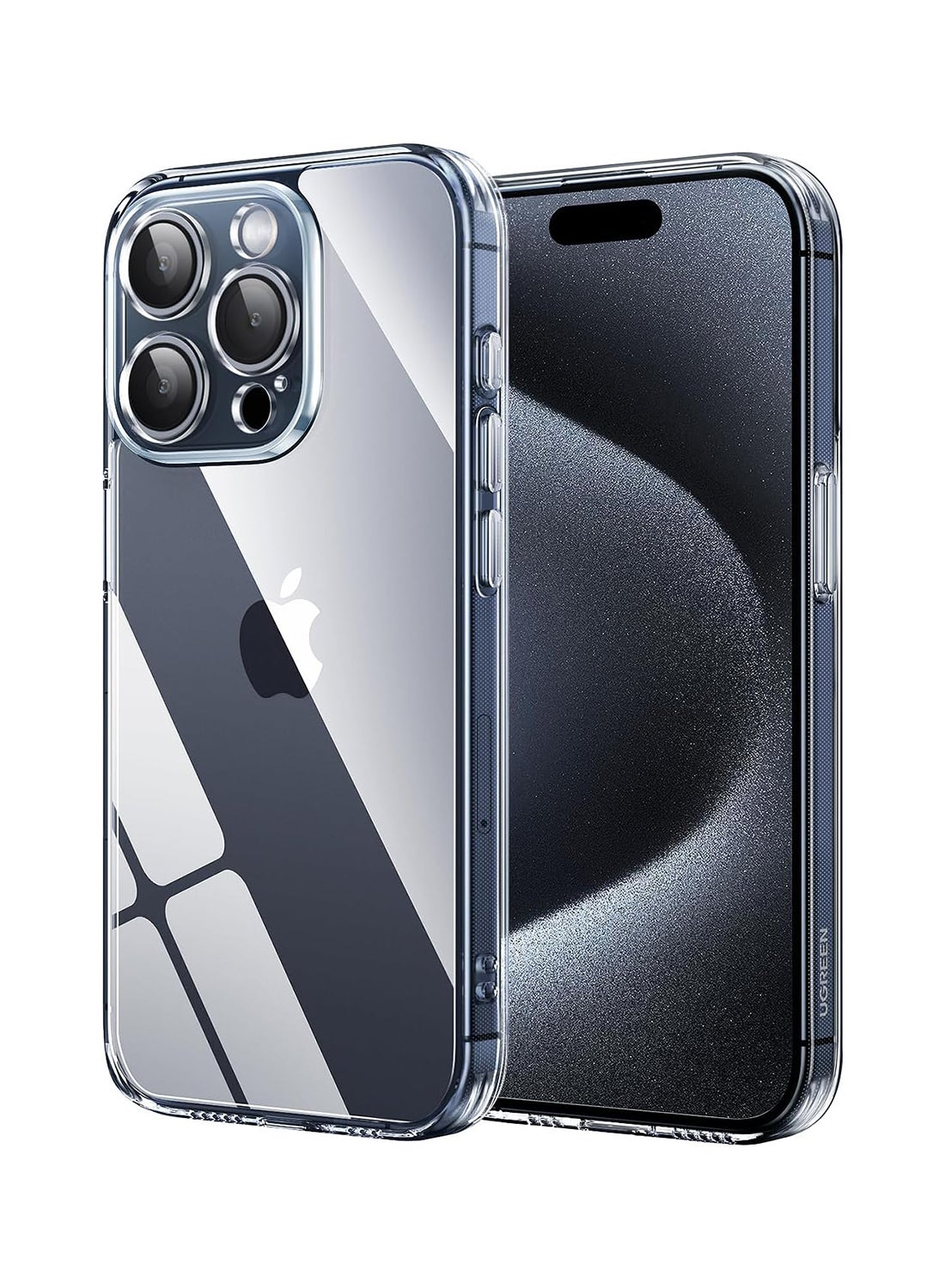 iPhone 15 Pro Case Clear 6.1 inch【Anti-Yellowing】【 Mil-Grade Anti-Drop】iPhone 15 Pro Cover Transparent, Slim Crystal iPhone 15 Pro Case, Full Coverage Lens Protection, Shockproof Anti-Scratch