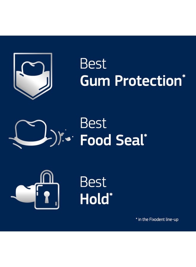 Fixodent Professional Ultimate Denture Adhesive Cream for Strong, All-Day Hold for Full and Partial Dentures, 1.8 oz Tube with Breath Bacteria Shield and Precision Tip (3 Pack) - Image 2