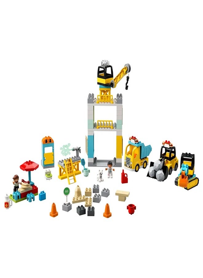 LEGO - LEGO - Tower Crane &amp; Construction 123 Pieces - 10933 - Image 1