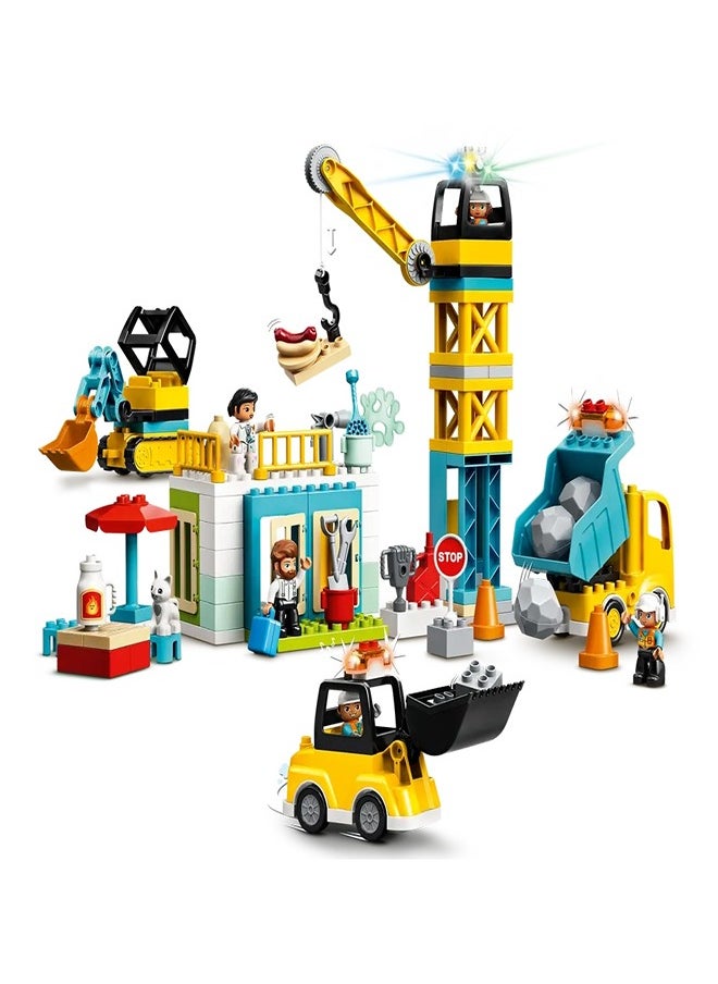 LEGO - LEGO - Tower Crane &amp; Construction 123 Pieces - 10933 - Image 1