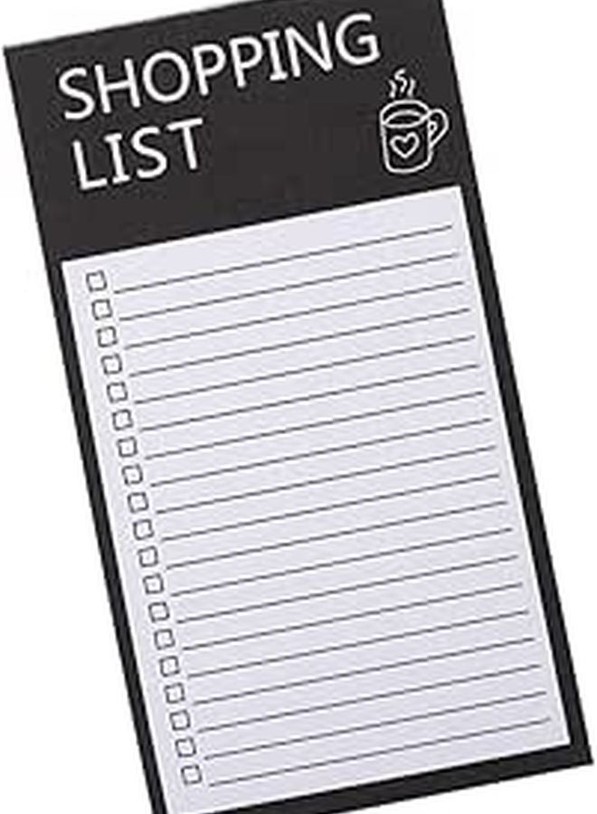 Double Sided Magnetic Fridge Notepad for Meal Planner and To Do List - Image 1