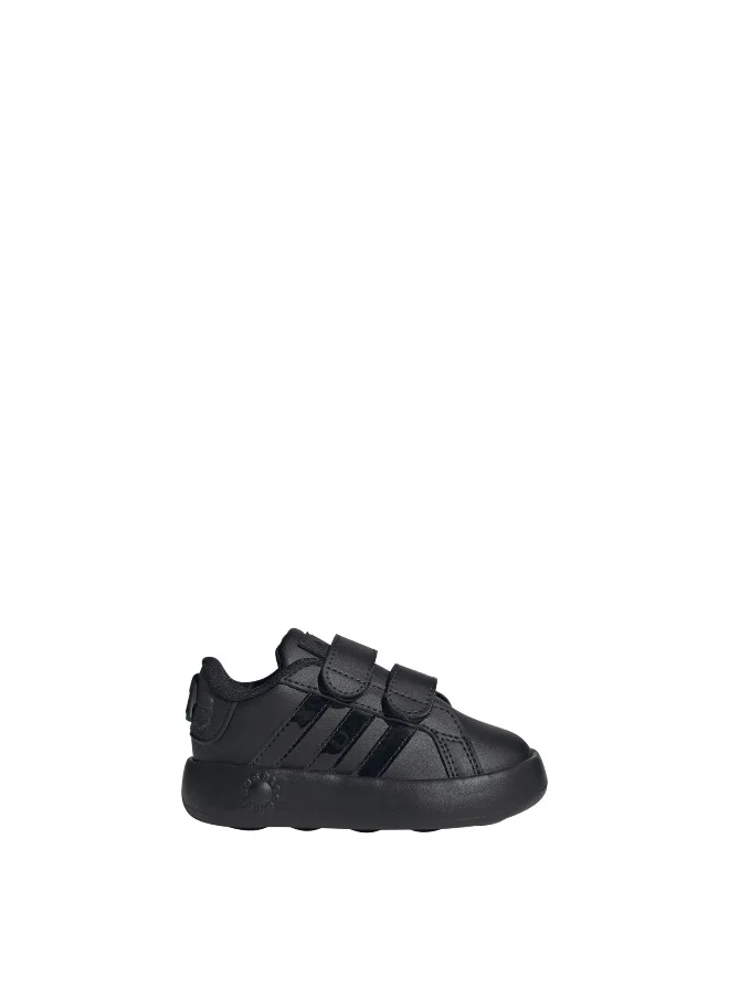 اديداس Adidas Star Wars Grand Court Cf I Black Tennis Shoes For Kids Unisex 3K