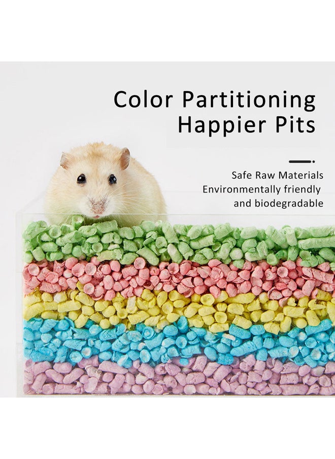Neostyle Hamster Paper Pellet Bedding, Odor and Water Absorbent，Dust Free Small Pet Bedding1kg (Green)  - Image 5