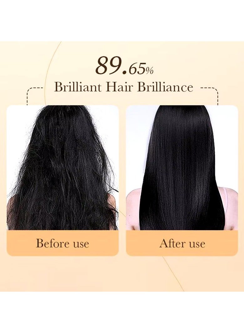 BIOAQUA شامبو بيواكوا من لب الأرز الخام للتحكم في الزيت وإزالة القشرة وتخفيف الحكة وتغذية الشعر الكثيف 500 مل - Image 4