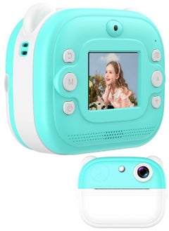 besrey  Kids Camera Instant Print Photo, Children Digital Video Camcorder Camera, Instant Camera for Kids Toddler Camera Kid Portable Toy, Birthday Festival Gift for Girls Boys 3-12 Year Old Blue  - Image 1