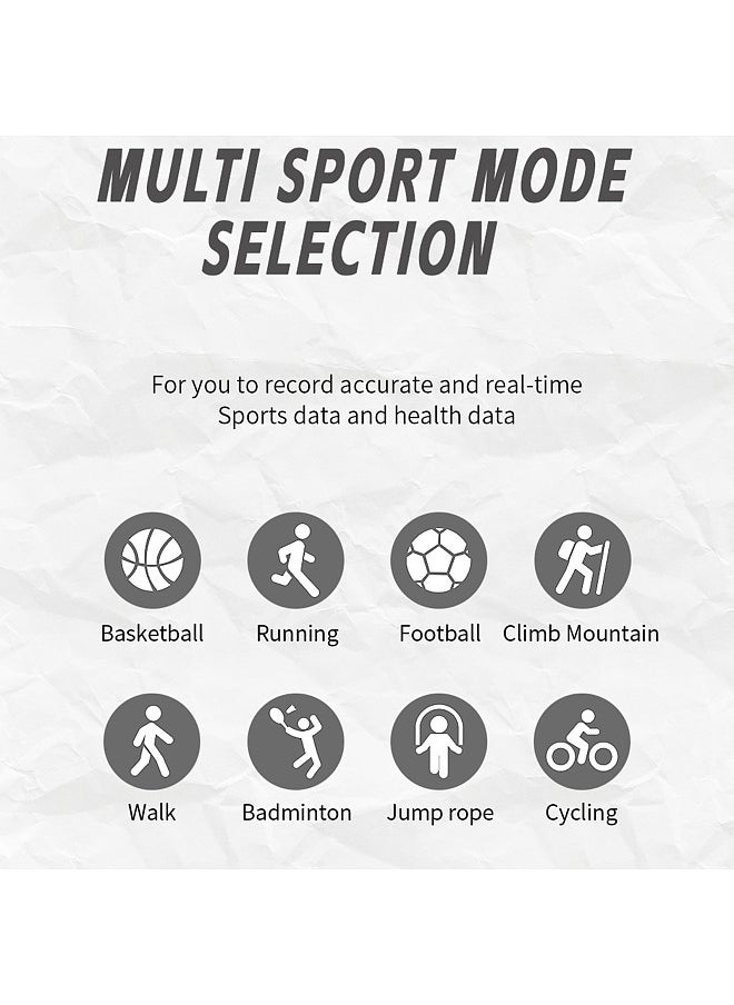 ATTACK 3 Smart Sports Watch, 1.28'' TFT Full-touch Screen, BT Call, ECG Monitoring Multiple Sports Mode, Music Control/Remote Camera, Compatible with Android iOS