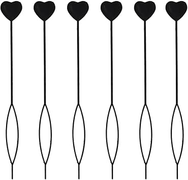 Quupy 6PCS Quick Beader for Loading Beads Automatic Hair Beader Hair Styling Accessories Plastic Magic Topsy Tail Hair Braid Ponytail Styling Maker Black - Image 1