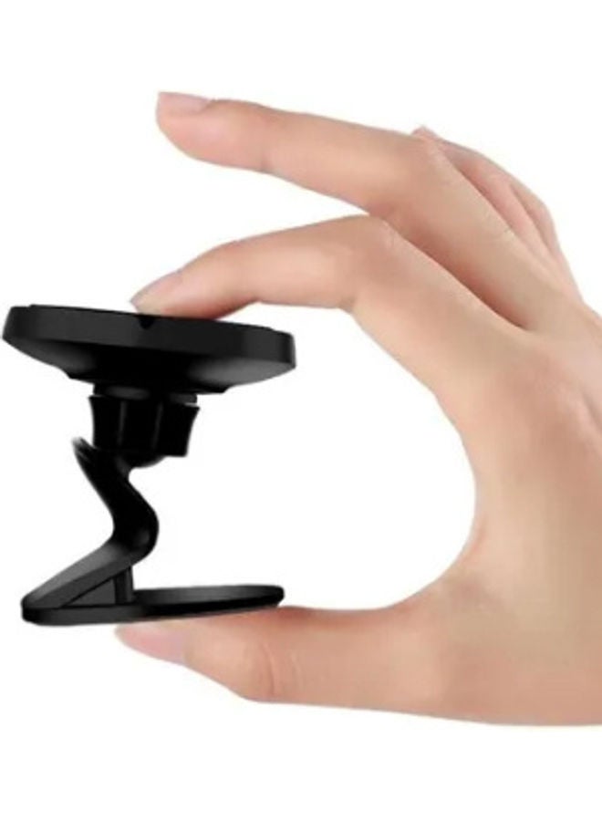 Loquat 360-Degree Magnetic Mobile Phone Holder Black - Image 3