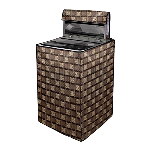 Star Weaves Polyester Washing Machine Cover For Samsung 8 Kg 5 Star Inverter Fully-Automatic Top Loading Washing Machine (Wa80T4560Bm | Tl, Magnolia Plum, Activ Wash+ Technology)- Kum40 - Image 1