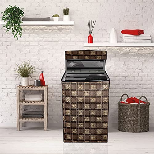 Star Weaves Polyester Washing Machine Cover For Samsung 8 Kg 5 Star Inverter Fully-Automatic Top Loading Washing Machine (Wa80T4560Bm | Tl, Magnolia Plum, Activ Wash+ Technology)- Kum40 - Image 5