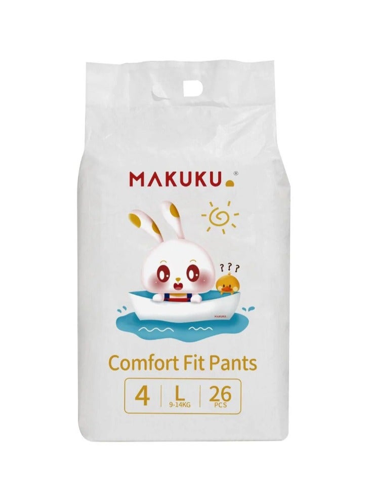 Makuku حفاضات بنطلون مريحة الحجم 4 9-14 كجم 7-11 شهر