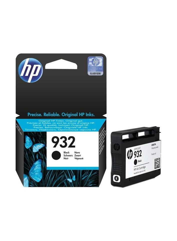 HP 932 Black Original Ink Cartridge Black
