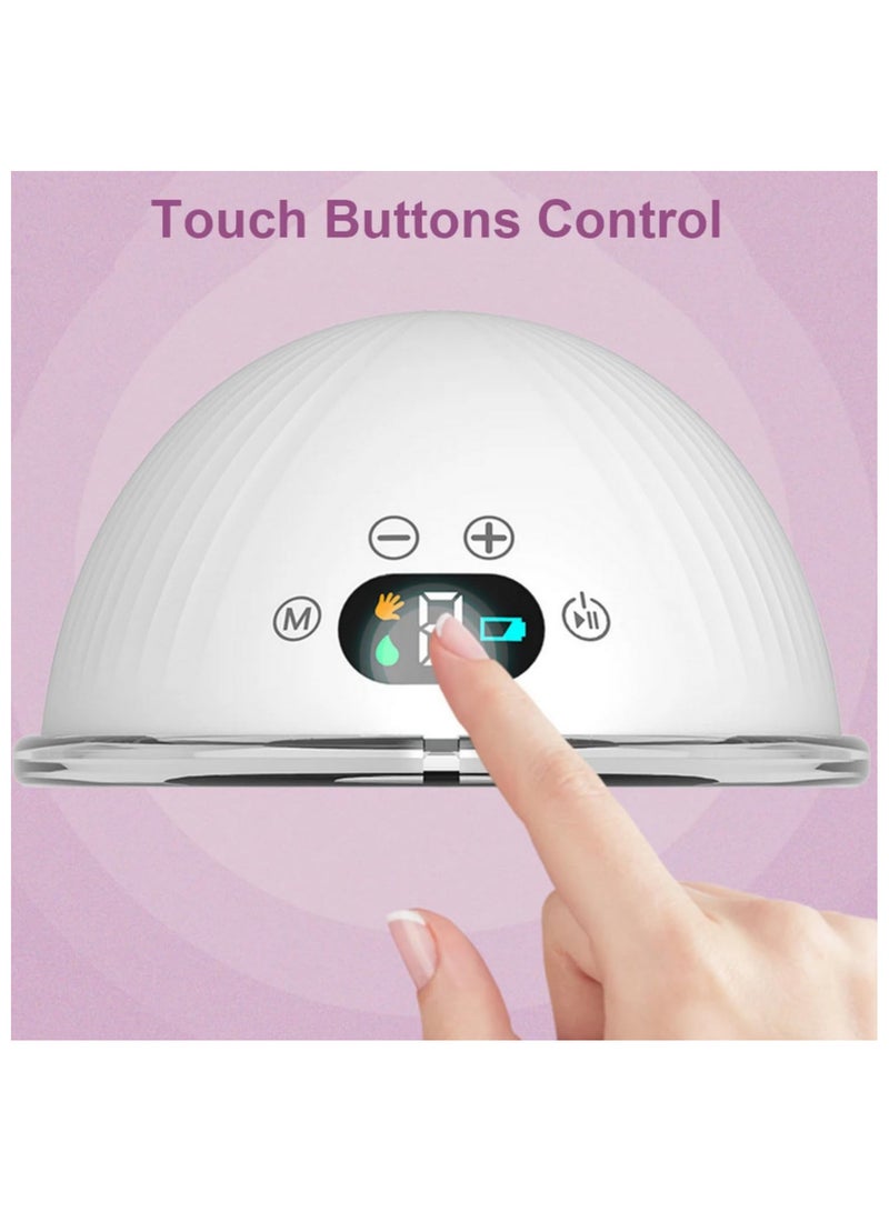 Wearable Hands Free Electric Breast Pump for Breastfeeding 3 Modes 9 Suction Levels LED Screen Low Noise Comfortable Rechargeable Silent Pumping QY-105 - Image 5