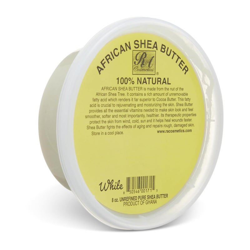 RA COSMETICS REAL African Shea Butter Pure Raw Unrefined From Ghana"IVORY" 8oz. CONTAINER - Image 2