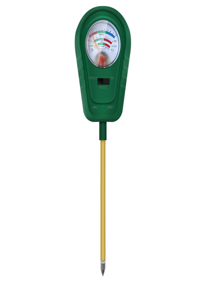 3 in 1 Soil Analyzer Multifunctional Soil Tester Meter Fertility PH Moistures Detector Potted Crops Planting Cultivating Tool with Dial for Field Garden Greenhouse - Image 1
