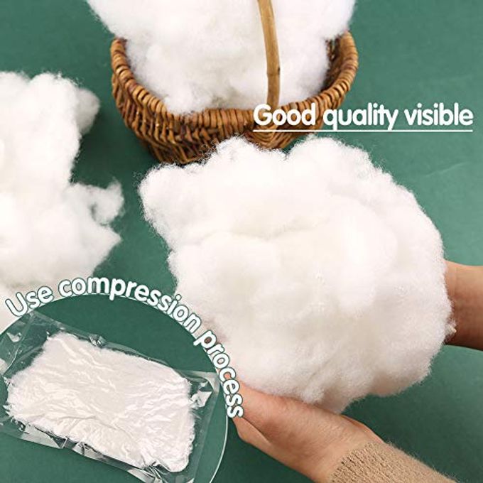 Bupete 10.5oz-70.5oz Stuffing for Stuffed Animals, Stuffing for Crafts Crochet Stuffing,Stuffing for Crochet, Polyester Fiber Fill Resilience for Fill Fiber Animal Stuffing - Image 3