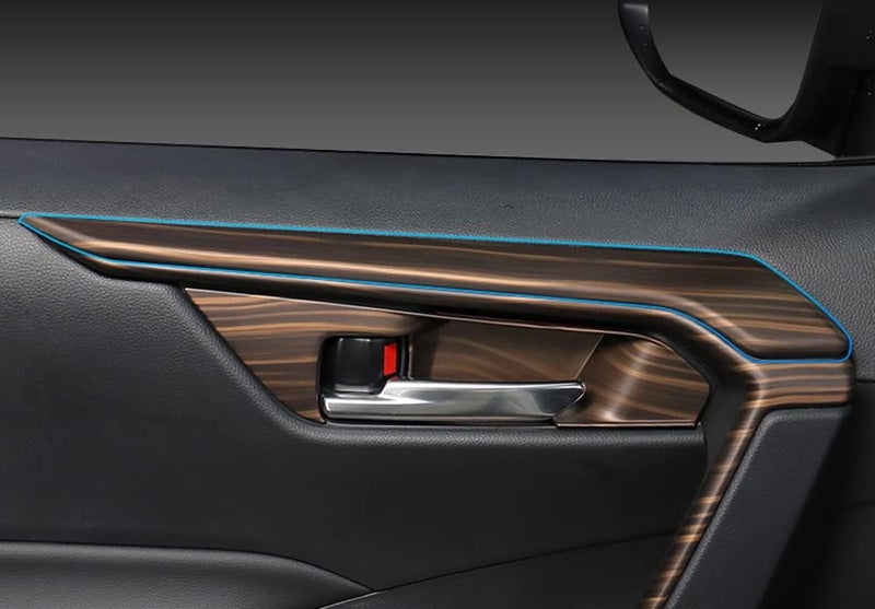 ERIDANUS Interior Door Molding Strip Decor Trim for RAV4 (Peach Wood Style) - 4 PCS - Image 3
