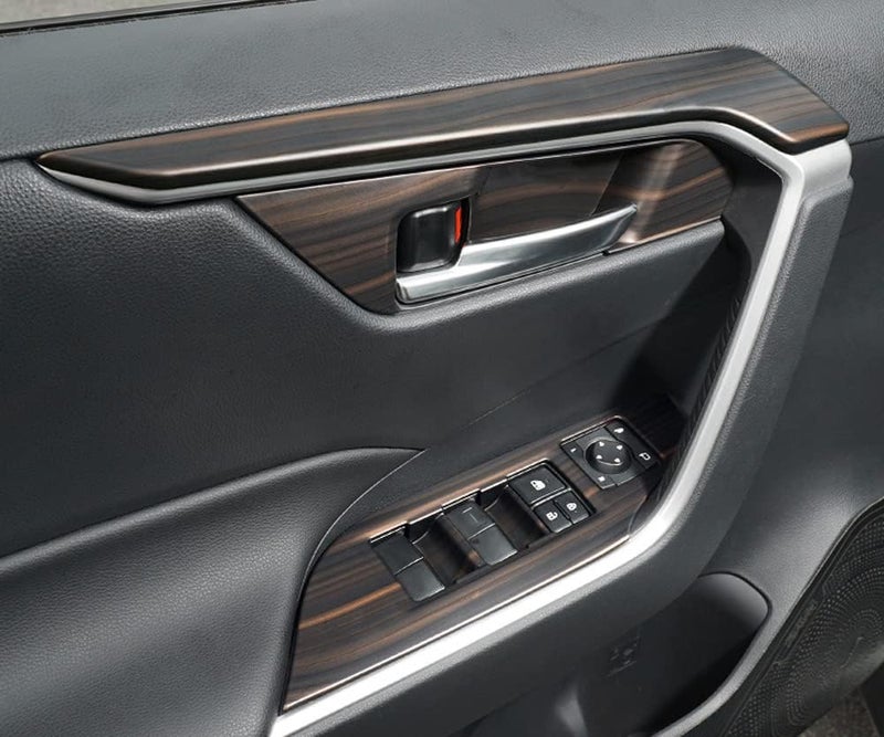 ERIDANUS Interior Door Molding Strip Decor Trim for RAV4 (Peach Wood Style) - 4 PCS - Image 4