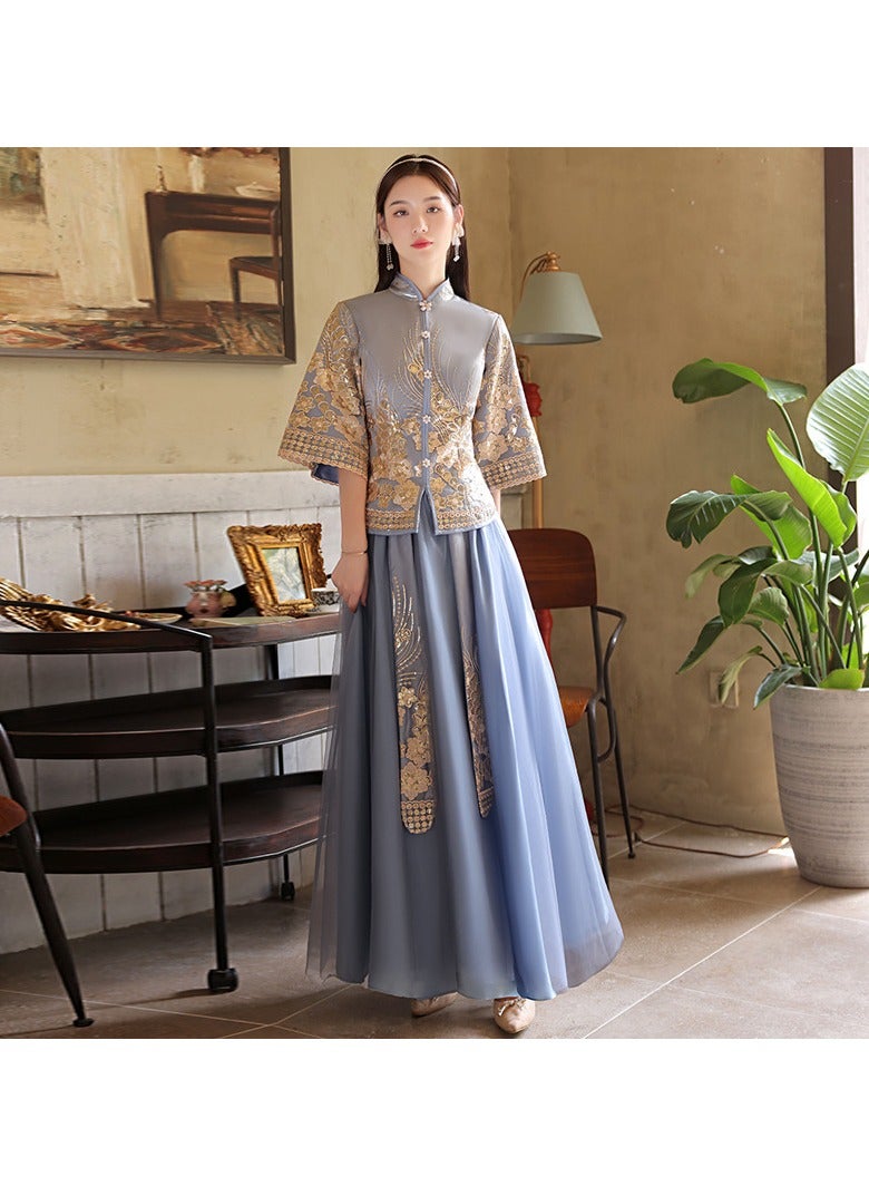 KUYING New Fashionable and Elegant Bridesmaid Dress - Image 1