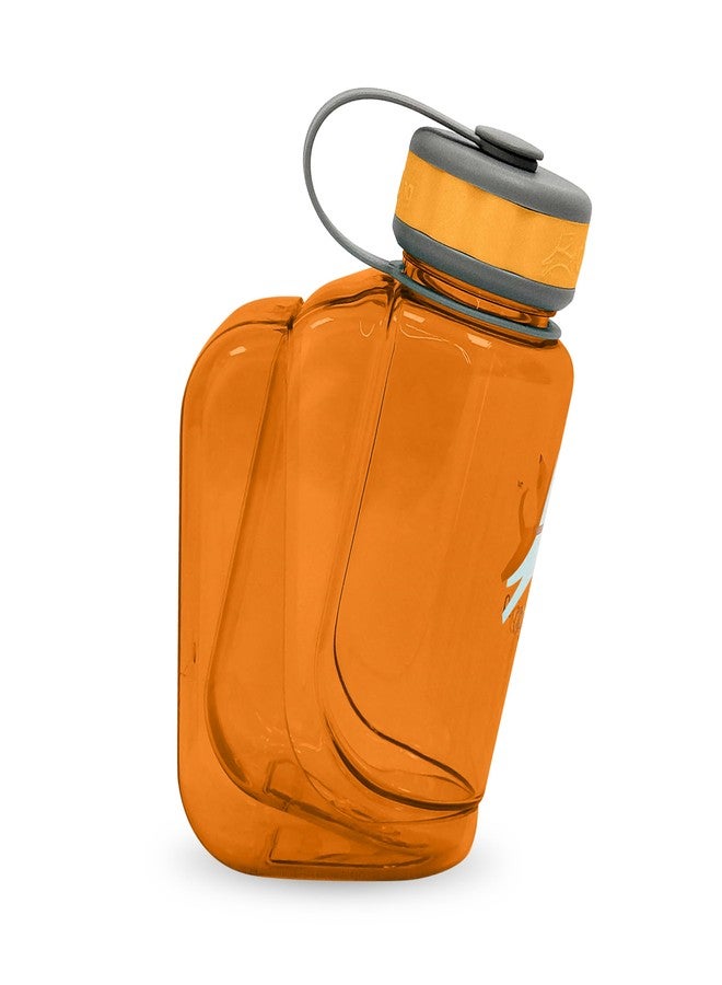 OllyDog OllyBottle, Dog Water Bottle, Pet Water Dispenser with Detachable Bowl, Pet Accessories for Outdoor Walking, Hiking, Travel (600ml, Flame) - Image 4