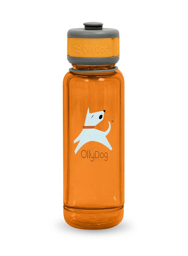OllyDog OllyBottle, Dog Water Bottle, Pet Water Dispenser with Detachable Bowl, Pet Accessories for Outdoor Walking, Hiking, Travel (600ml, Flame) - Image 5