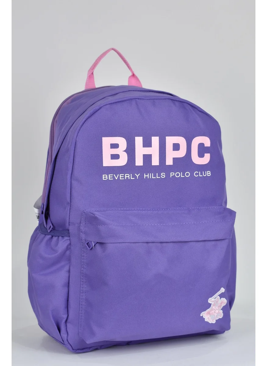 BEVERLY HILLS POLO CLUB Unisex Multi-Eye Daily Travel School Backpack Lilac 04154